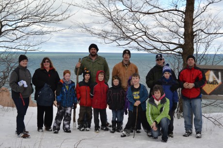 Boyscouts Winter Hike
