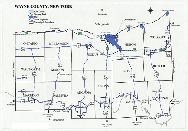 Wayne-County-new-york-Map-700